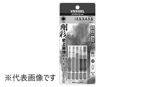 片頭ヘックス　剛彩ビット　５本組