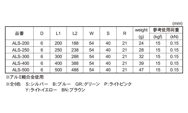 ファンシーＳフック（ストレート規格