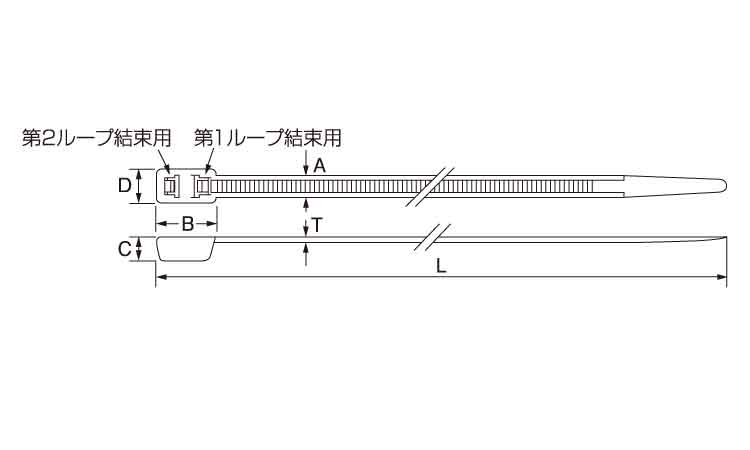 ダブルヘッドタイ（耐候図面