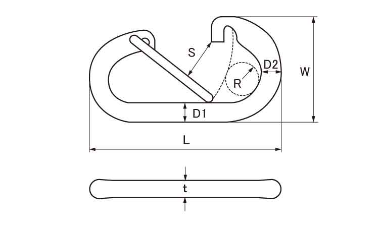 Ｄフック（ＤＦ図面