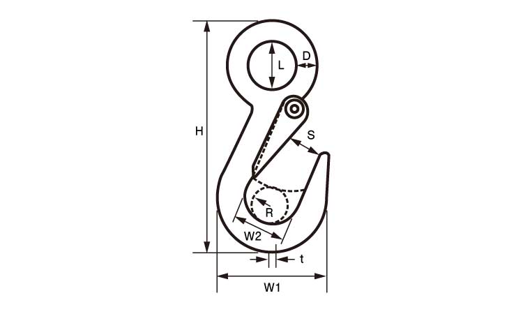 ライトフック図面