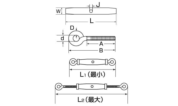 パイプＴバックル（アイ＆アイ図面