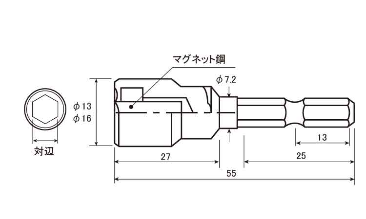 ナットセッター　ＳＡＭ図面