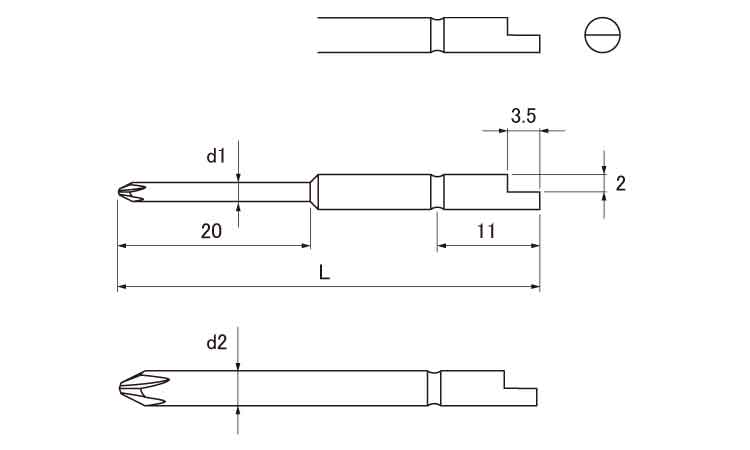 ビット　Ｄ７１（＋）図面