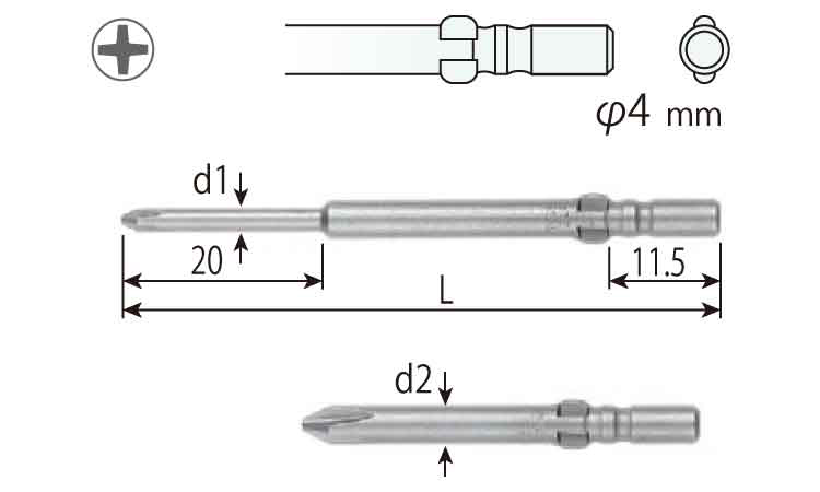 ビット　Ｄ７３（＋）図面